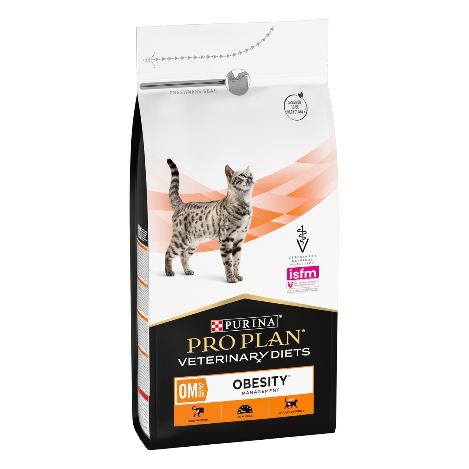 OM Obesity Management, Diätfuttermittel für Katzen für Gewichtsmanagement, 1,5kg OM Obesity Management Katzenfutter - 1,5kg - Packung