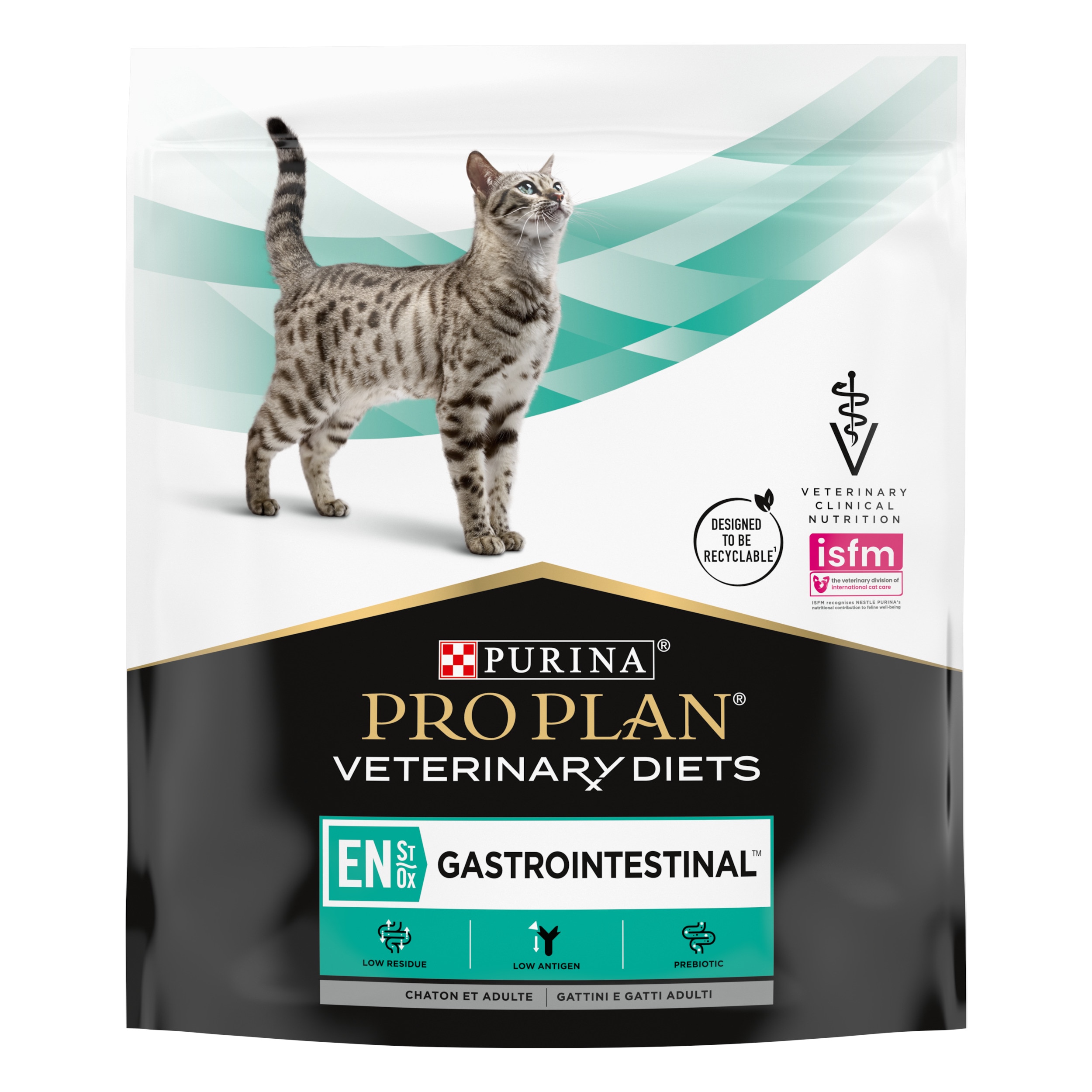  EN Gastrointestinal, Diätfuttermittel trocken für Katzen zur Unterstützung des Magen-Darm-Traktes, 400g