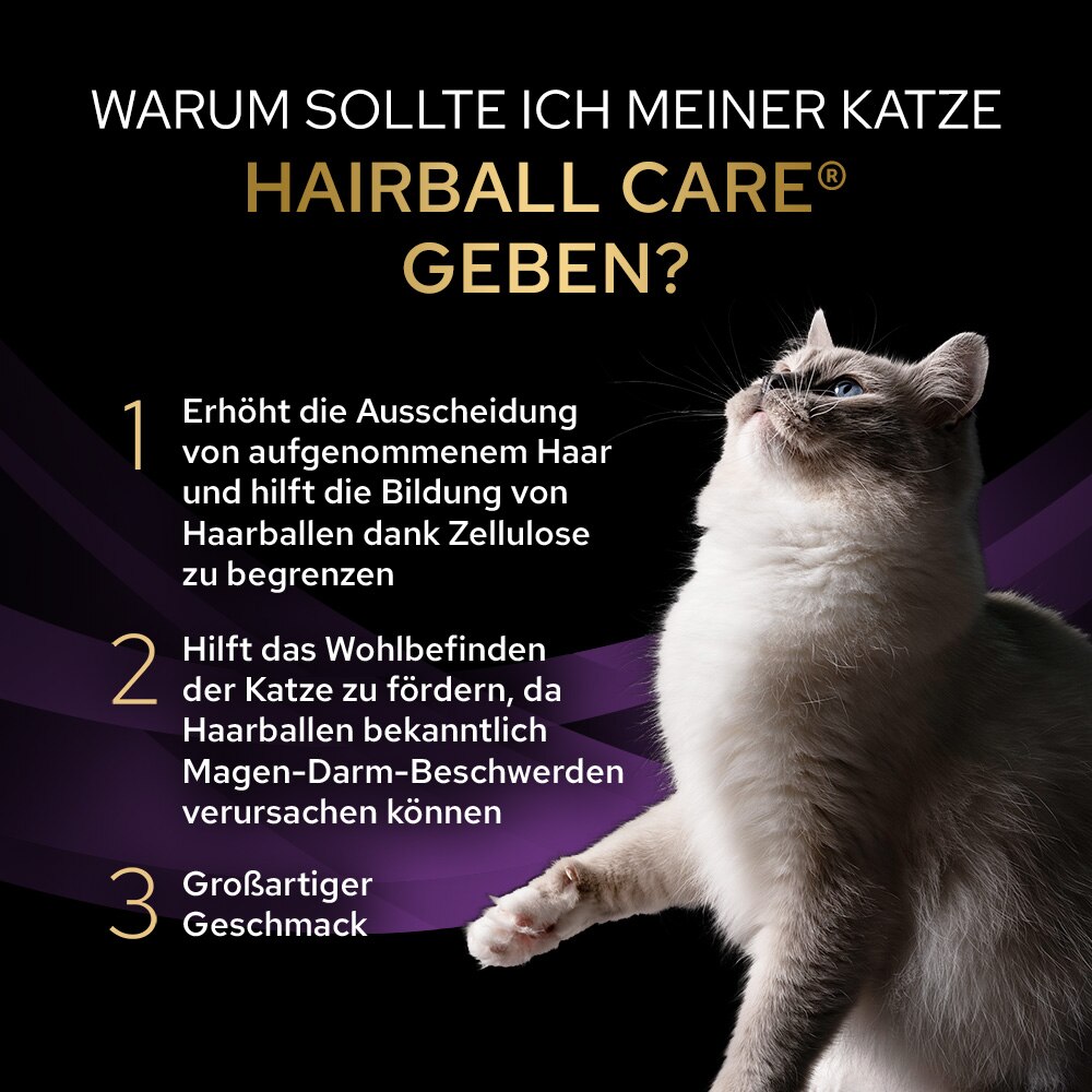 Hairball Care®, Ergänzungsfuttermittel für Katzen, 7x35g