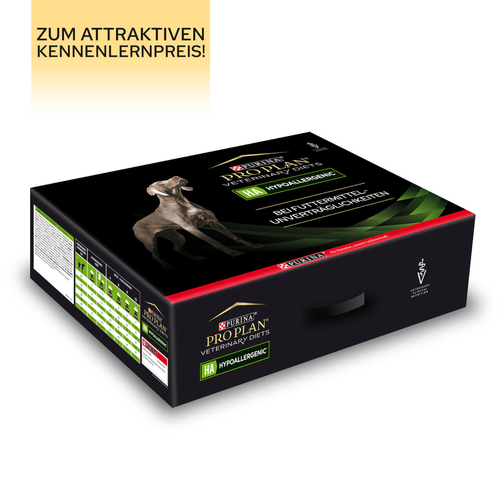 HA Hypoallergenic, Gesundheitspaket für Hunde mit Futtermittelunverträglichkeit HA Hypoallergenic - Gesundheitspaket Verpackung