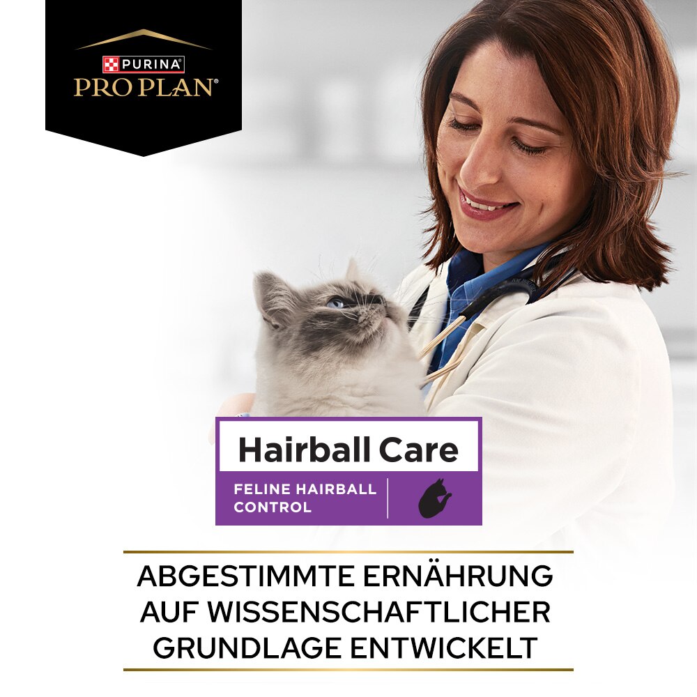 Hairball Care®, Ergänzungsfuttermittel für Katzen, 7x35g