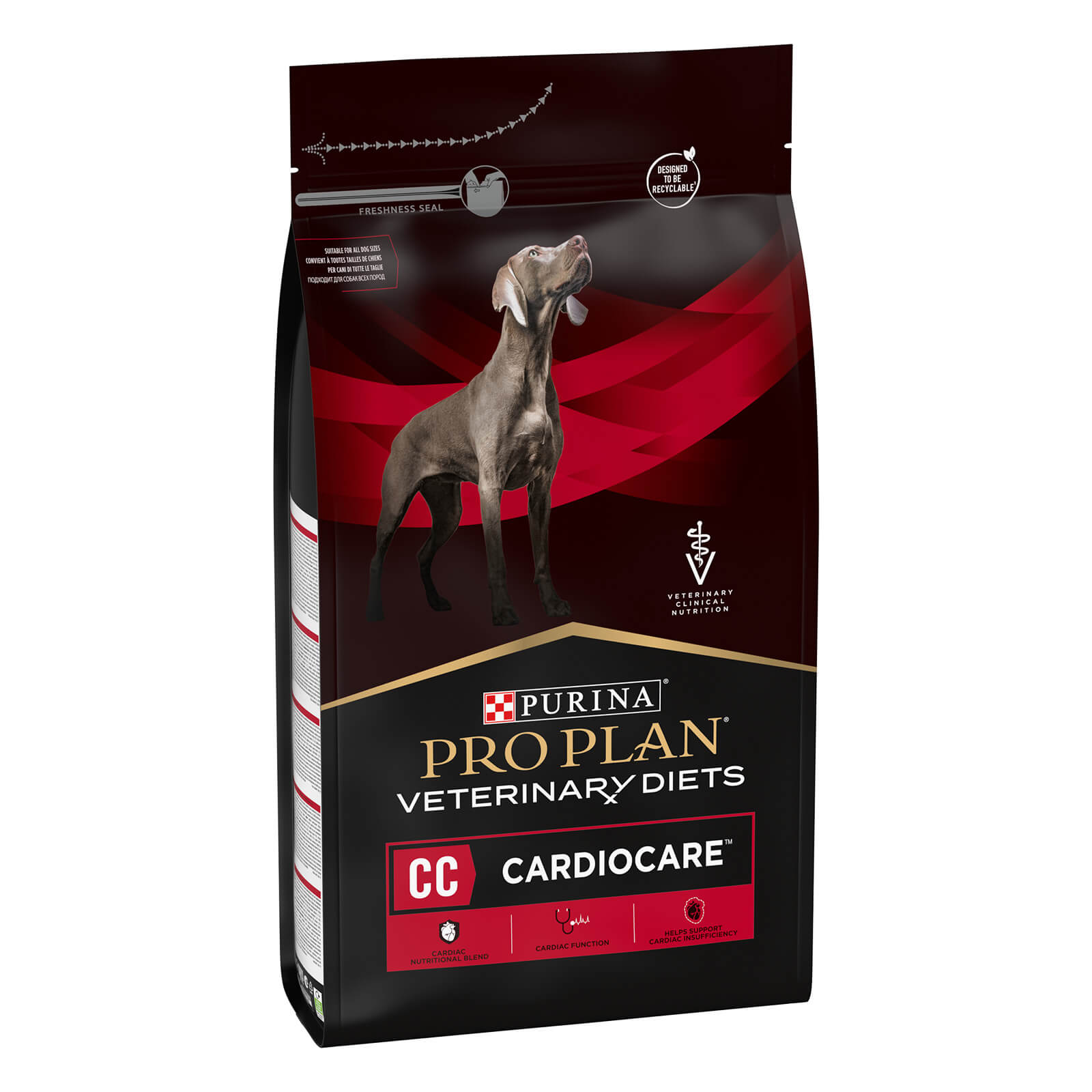 CC Cardiocare, Diätfuttermittel trocken bei Herzinsuffizienz, 3kg CC Cardiocare Hundetrockenfutter - Packung