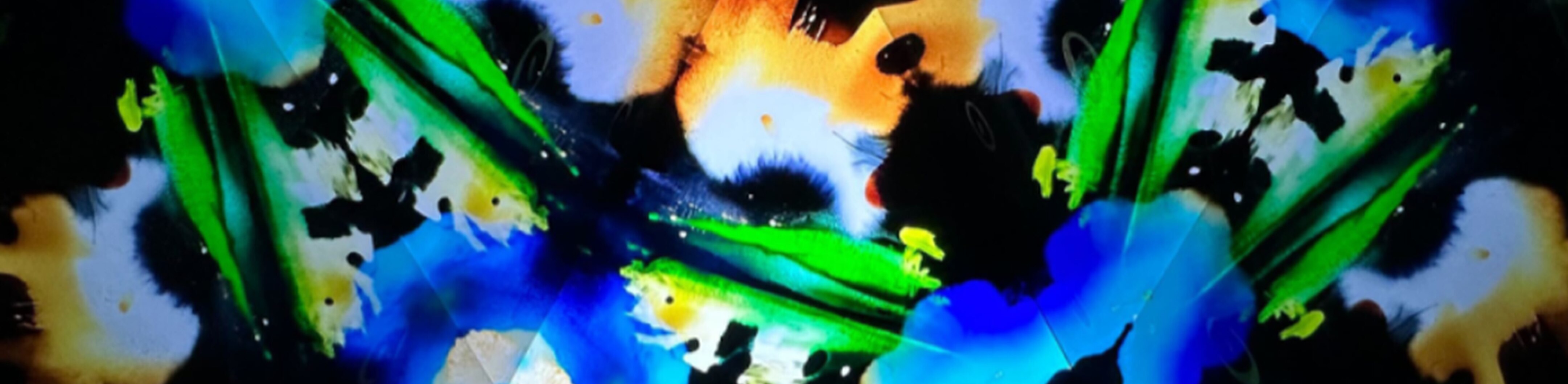 abstract, kunst, leuchtend, bunt, multicolor