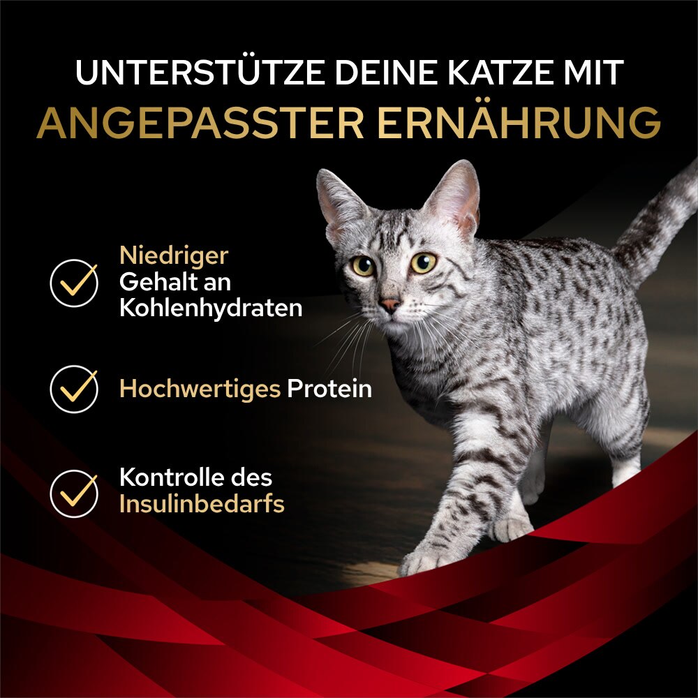 DM Diabetes Management, Diätfuttermittel trocken für Katzen, 1,5kg