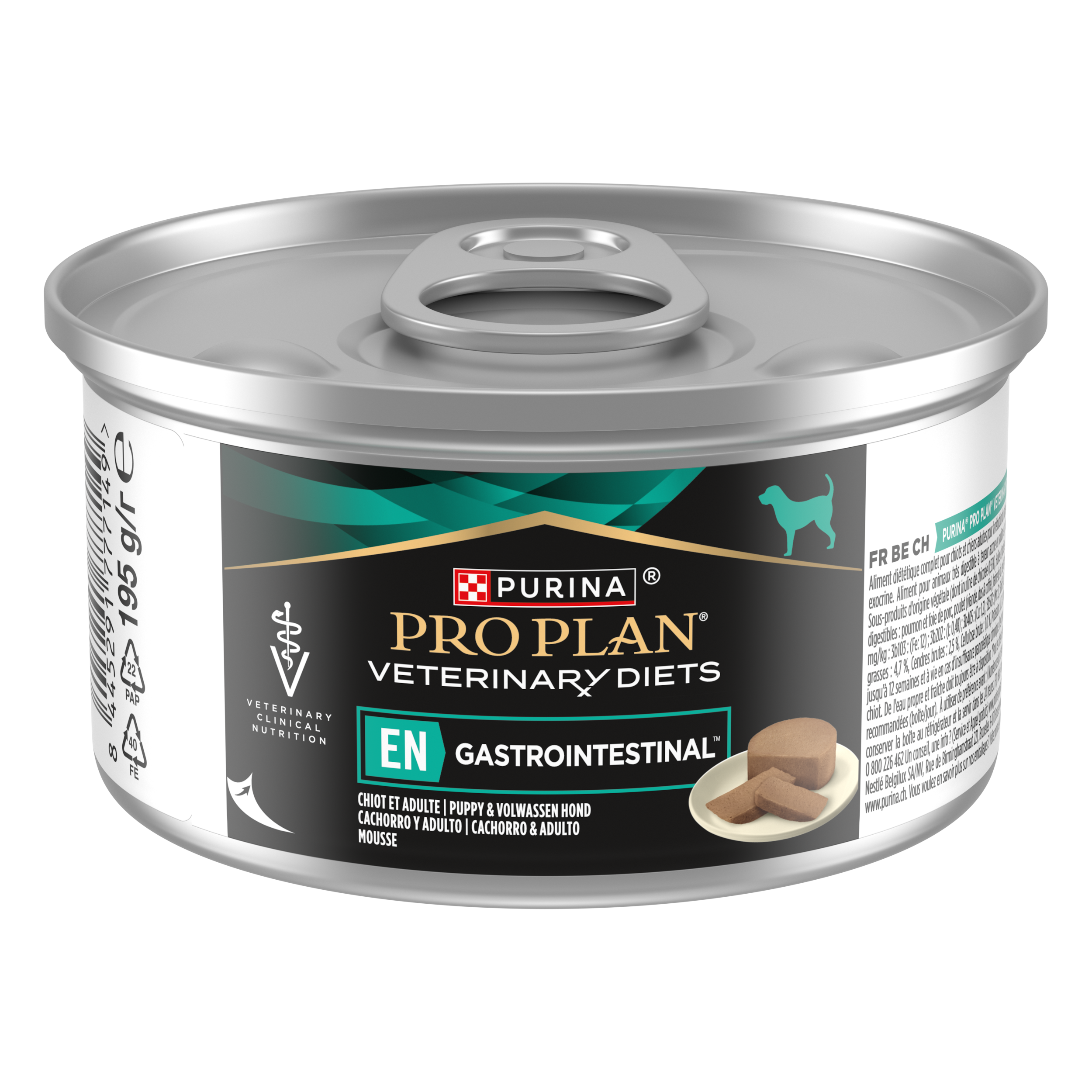 EN Gastrointestinal Diätalleinfuttermittel zur Unterstützung des Magen-Darm-Trakts, Mousse 195 g