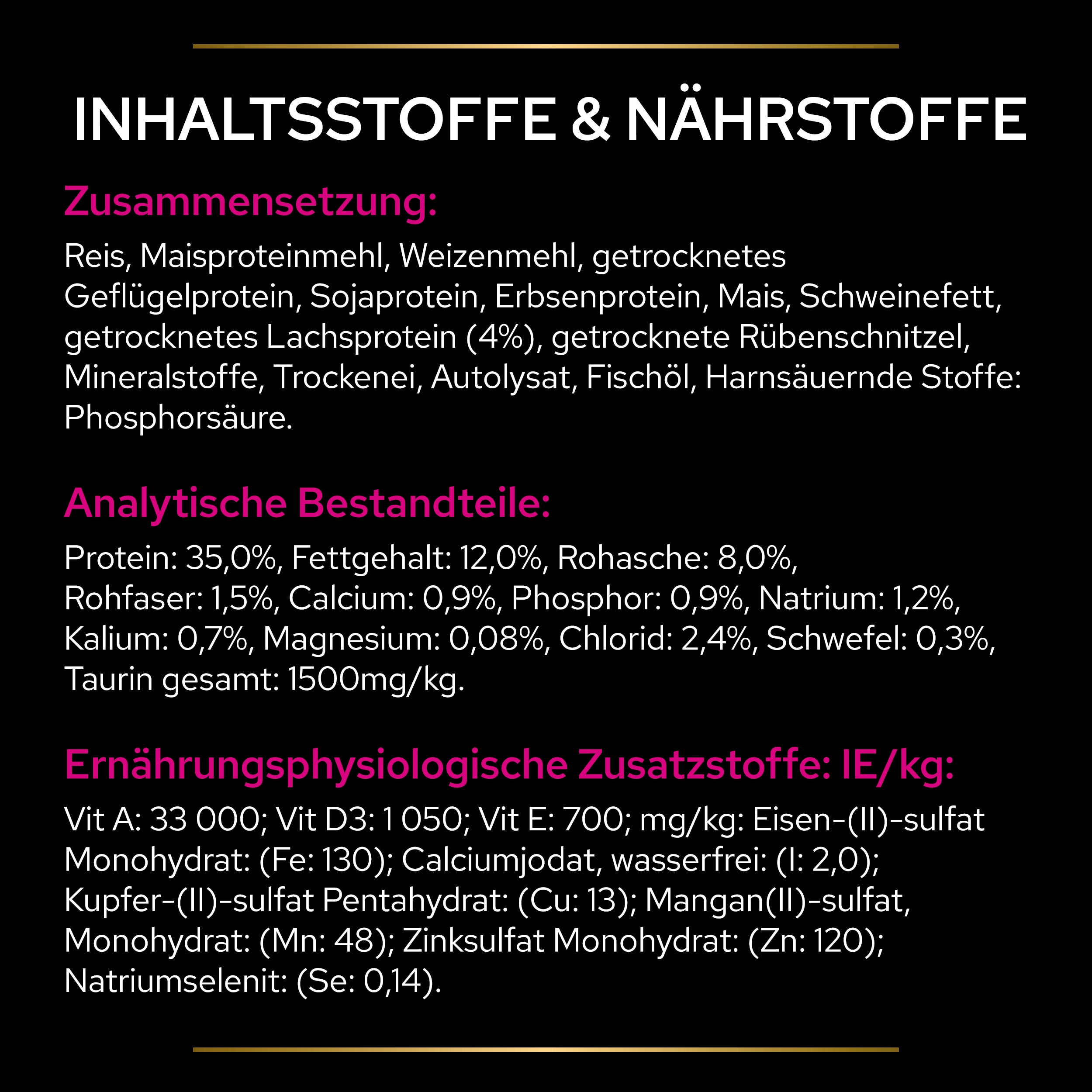 PUPPVDDCPPVUR22NutL1LES_1665124135333 UR Urinary Katzenfutter - Inhaltsstoffe