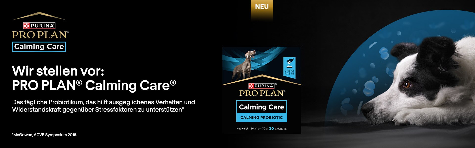Pro Plan, Calming Care, Probiotic, Hundefutter, Sachets, Hund Nahrung, Probiotisch, Beruhigende Pflege, Sachet, Hunde Leckerli