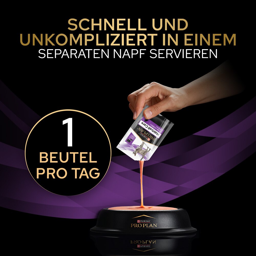 Hairball Care®, Ergänzungsfuttermittel für Katzen, 7x35g