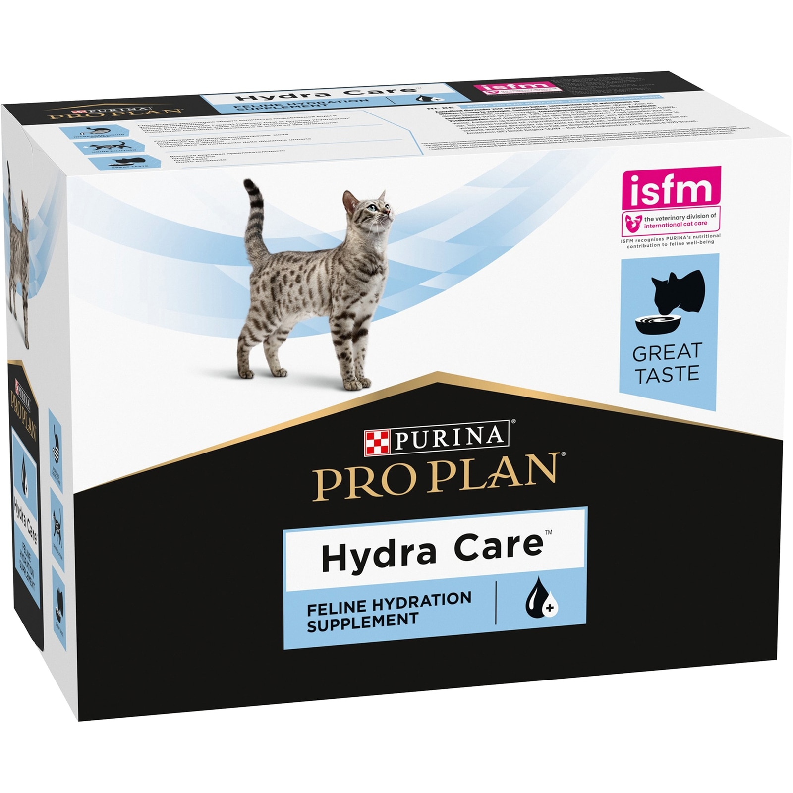 Hydra Care, Ergänzungsfuttermittel für Katzen zur Unterstützung der Wasseraufnahme, 10 x 85g